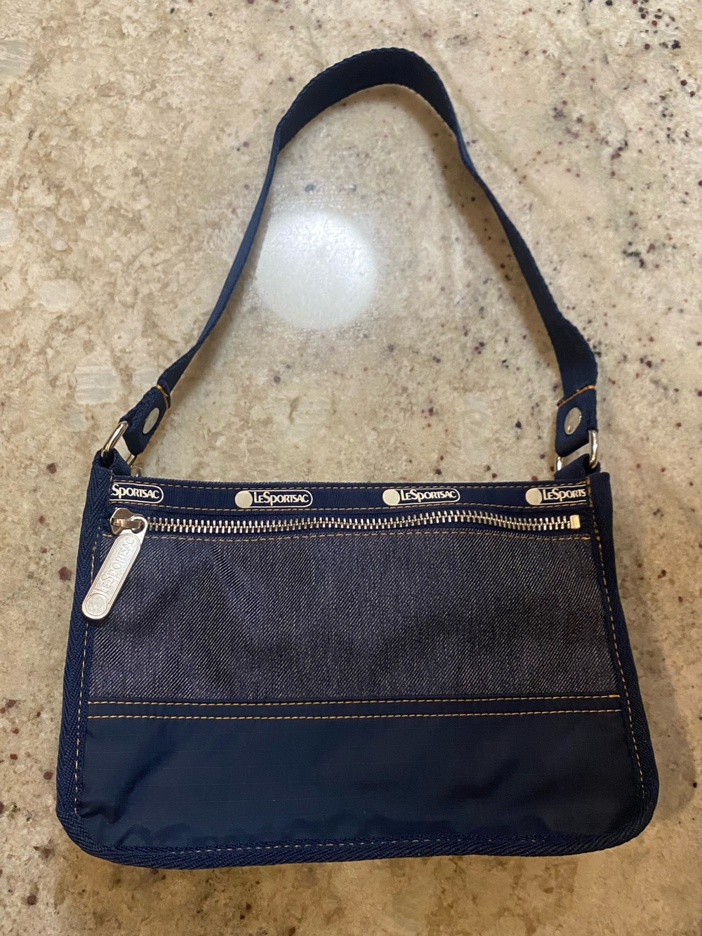 Lesportsac Navy Two-Tone Shoulder Bag